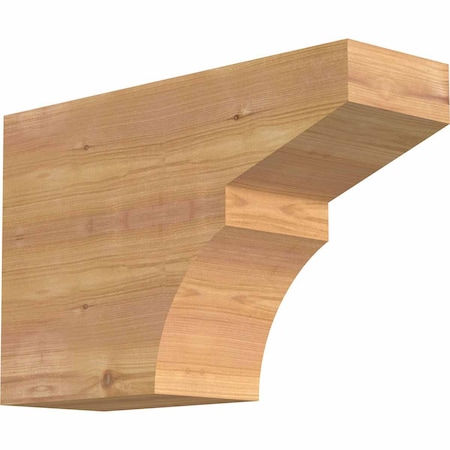 Ekena Millwork Monterey Smooth Rafter Tail, Western Red Cedar, 5 1/2"W x 12"H x 18"L RFT06X12X18MON00SWR